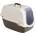 Kerbl Litter Box Minka - Закрита Котешка Тоалетна с активен въглен КРЕМ - 57x39x41 cm - 81571