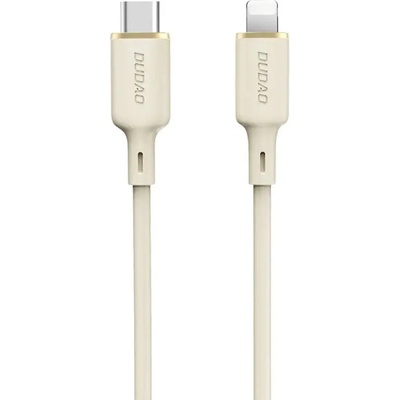 Dudao Кабел Dudao L7SCL, USB-C към Lightning, 30W, 1m, бежов (L7SCL 1M)