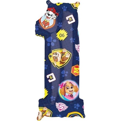 Grabo 4213501 Fóliový balón Číslo Paw Patrol 66 cm 1