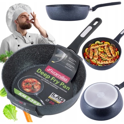 Kamille Panvica Mramorová Hlboká 28 cm - Indukcia a Plyn