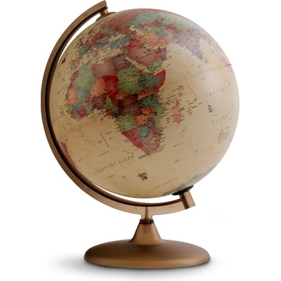 World Maps COLOMBO 26cm drevo/plast súčasný politický svietiaci glóbus / slovensky