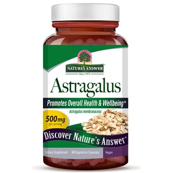 Nature's Answer Астрагал, екстракт от корен, 500 mg, 60 капсули