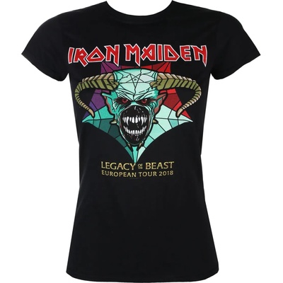ROCK OFF тениска метална дамски Iron Maiden - Наследство на Звяра Europe и To през 2018 г- ROCK OFF - IMTEE72LB