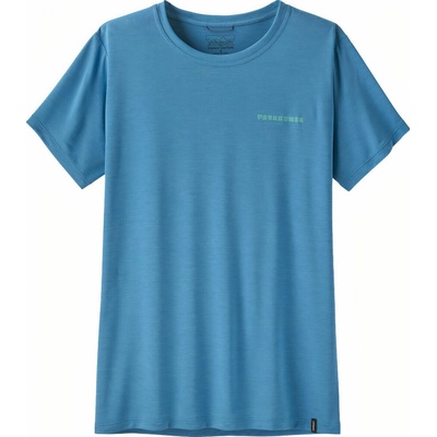 Patagonia Cap Cool Daily Shirt Mother Rays dámske tričko Shore Blue