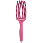 Olivia Garden Fingerbrush Care Iconic Combo Medium Hot Pink