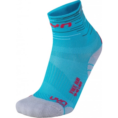 UYN FREE RUN SOCKS W N248 2v1 Black/Red-Turquoise/Coral