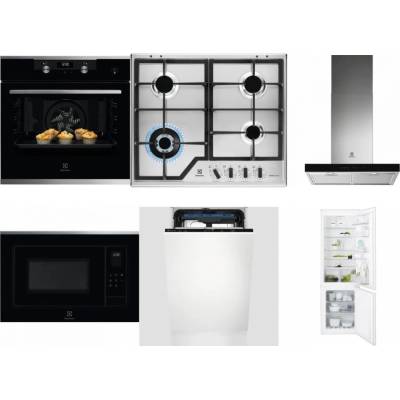 Set ELECTROLUX KODEH70X + KGS64362XX + LFT766X + LMS4253TMX + EEM23100L + ENT6TF18S