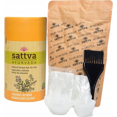 Sattva Přírodní bylinná barva na vlasy Tmavá blond 150 g