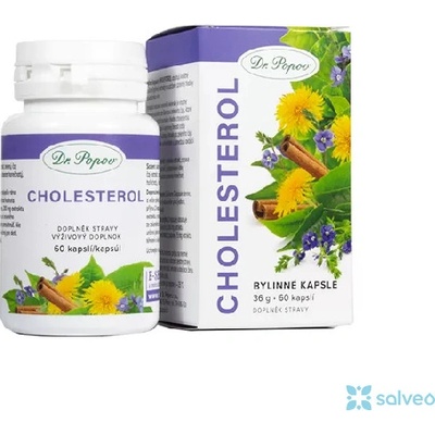Dr. Popov Bylinné kapsle Cholesterol 60 kapslí