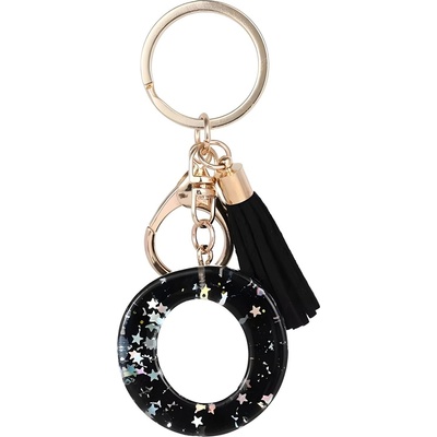 HARAHU Ключодържател Азбука - О / Черна kp37785 (37785)