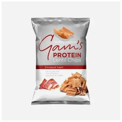 Gam's Protein Lentil Chips uzená šunka 65 g