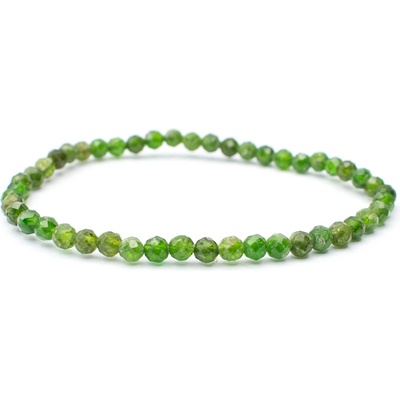 Milujeme Kameny Diopsid náramek fazetovaný kulička NA1FK11