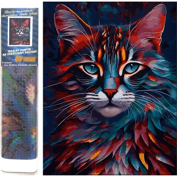 Norimpex - Puzzle Diamant painting: Cat's view 30x40 cm - 1 - 39 piese