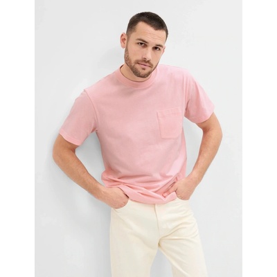 GAP tričko s vreckom ružové