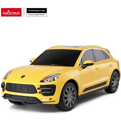 Rastar Porsche Macan Turbo RTR diaľkovo ovládané auto 1:24 žlté