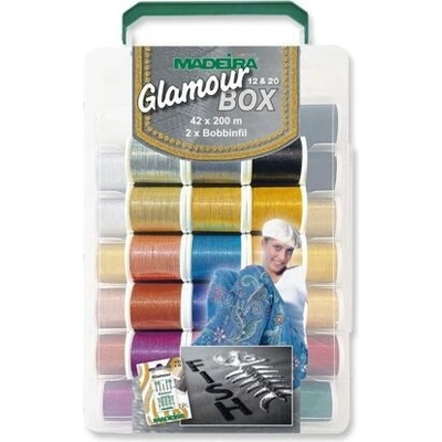 Vyšívací nitě Madeira Glamour box 2 (40x200m)
