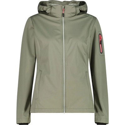 CMP Дамско софтшел яке CMP Women's Light Softshell Jacket Zip Hood Softshell jacket - Avocado - размер 36 (EU) (103-2139-1512)