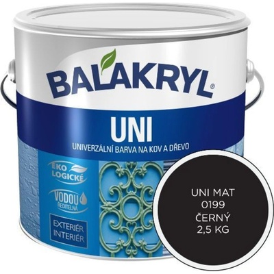 Balakryl Uni mat 2,5 kg černá – Hledejceny.cz