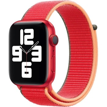 Apple Оригинална текстилна каишка за Apple Watch 38мм, 40мм, 41мм, 42мм (2024) - Apple Product Red Sport Loop (червен) (mjfw3zm/a)