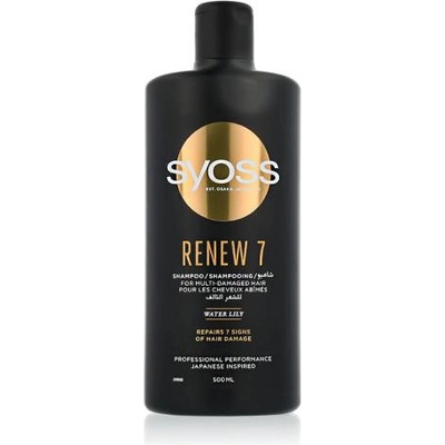 Syoss Renew 7 Shampoo 500 ml възстановяващ шампоан за изтощена коса за жени