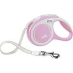 flexi Автоматичен повод Flexi New COMFORT XS ЛЕНТА - РОЗОВО, 3 м за кучета до 12 кг NOBBY Germany 04340