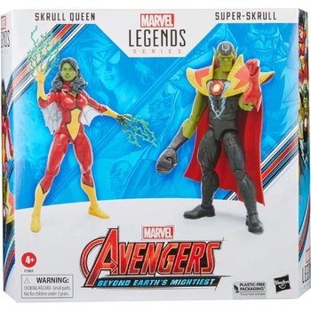 Hasbro Avengers Legends Series Skrull Queen & Super Skrull 60th Anniversary 15cm