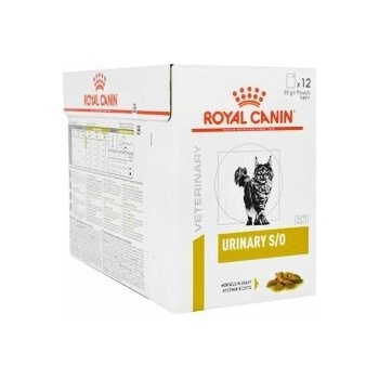 Royal Canin Cat Vet Diet Urinary S/O kúsky 12 x 85 g