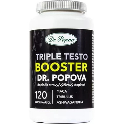 Dr. Popov Bylinné kapsle Triple Testo BOOSTER 120 kapsúl