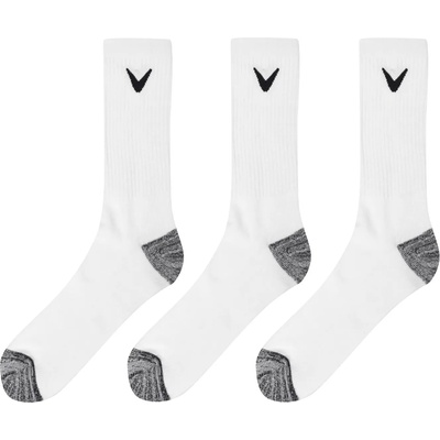 Callaway Чорапи Callaway Opti Dri 3 Pack Golf Socks - White