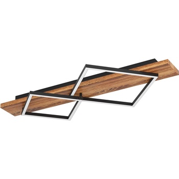 EGLO 901935 - LED плафониера BOYA LED/13W/230V + LED/15W черна/кафява (EG901935)