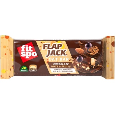 FIT SPO Flap Jack - Energy Oat Bar [90 грама] Шоколад с ядки и плодове