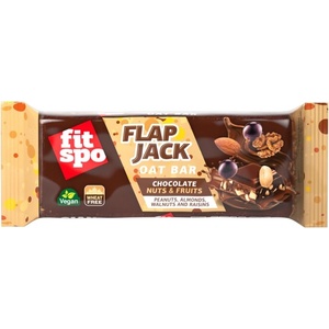 FIT SPO Flap Jack - Energy Oat Bar [90 грама] Шоколад с ядки и плодове