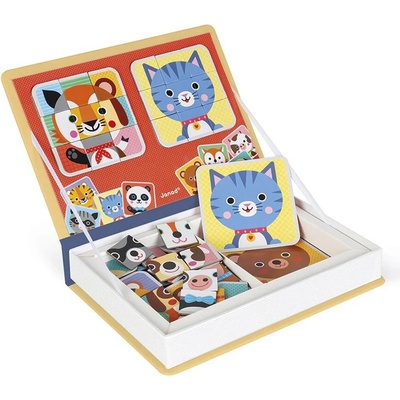Janod magnetibook Zvieratá Puzzle