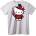 NOONEBRAND Тениска Hello Kitty Фреди Крюгер - L, Black