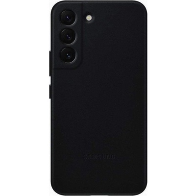 Samsung Leather Cover EF-VS906LB - оригинален кожен кейс (естествена кожа) за Samsung Galaxy S22 Plus (черен)