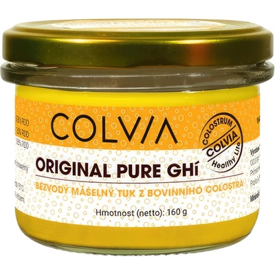 COLVIA Originál pure Ghí máslo z Colostra, 160 g