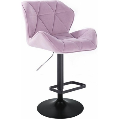 LuxuryForm Design Milano Velur na čiernom tanieri levanduľa