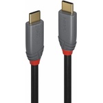 Lindy Кабел Lindy, от USB-C(м) към USB-C(м), 0.5m, 100W, черен (36900)