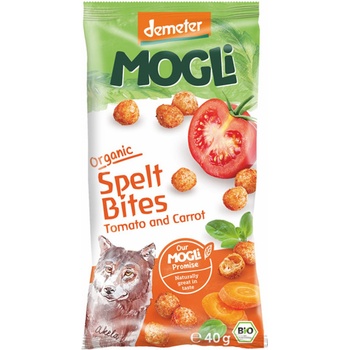 Mogli Спелтови хапки Mogli Demeter - С домати и моркови, 40 g (4260311981399)