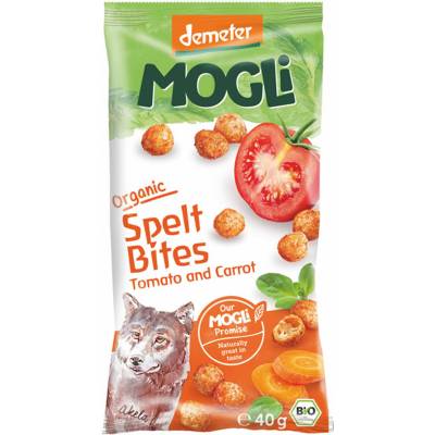 Mogli Спелтови хапки Mogli Demeter - С домати и моркови, 40 g (4260311981399)