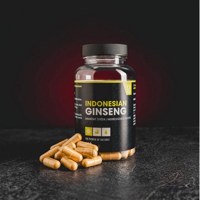 Kratom World Indonesian Ginseng Indonéský Ženšen 50 kapslí