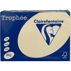 TROPHEE Копирна хартия Trophee Бежова A4 80 гр. 500 л