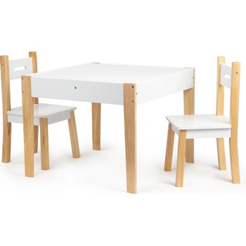 Eco Toys detský stôl so stoličkami a tabule OT143