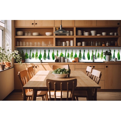 DIMEX ART Фототапет за кухня - билки 420 x 60 см