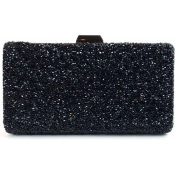 Голяма черна вечерна чанта