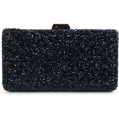 Голяма черна вечерна чанта