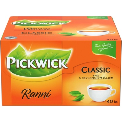 Pickwick Ranní černý čaj Classic 40 x 1,75 g