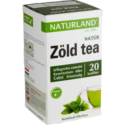 Naturland zelený čaj 20 x 1,5 g