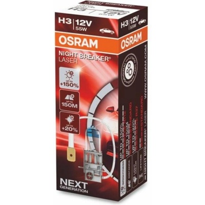 OSRAM NIGHT BREAKER LASER (NEXT GEN) H3 55W 12V 2x (64151NL)