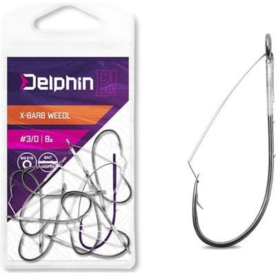 Delphin Háček na čeburašku B! X-BARB WEEDL 8 ks vel.1